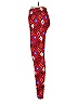 Lularoe Argyle Red Leggings One size - photo 5