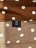 Unbranded 100% Polyester Polka Dots Brown Casual Dress Size S - photo 6