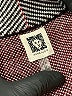 Anne Klein 100% Acrylic Houndstooth Gray Coat Size M - photo 6