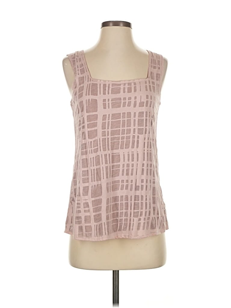 Marla Wynne Tank Top Pink Square Neckline Tops In Multi