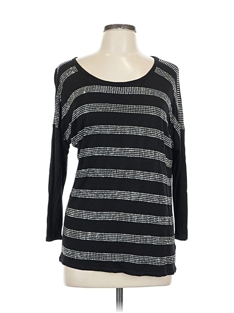 Pre-owned Jeans By Buffalo 3/4 Sleeve Top In Black