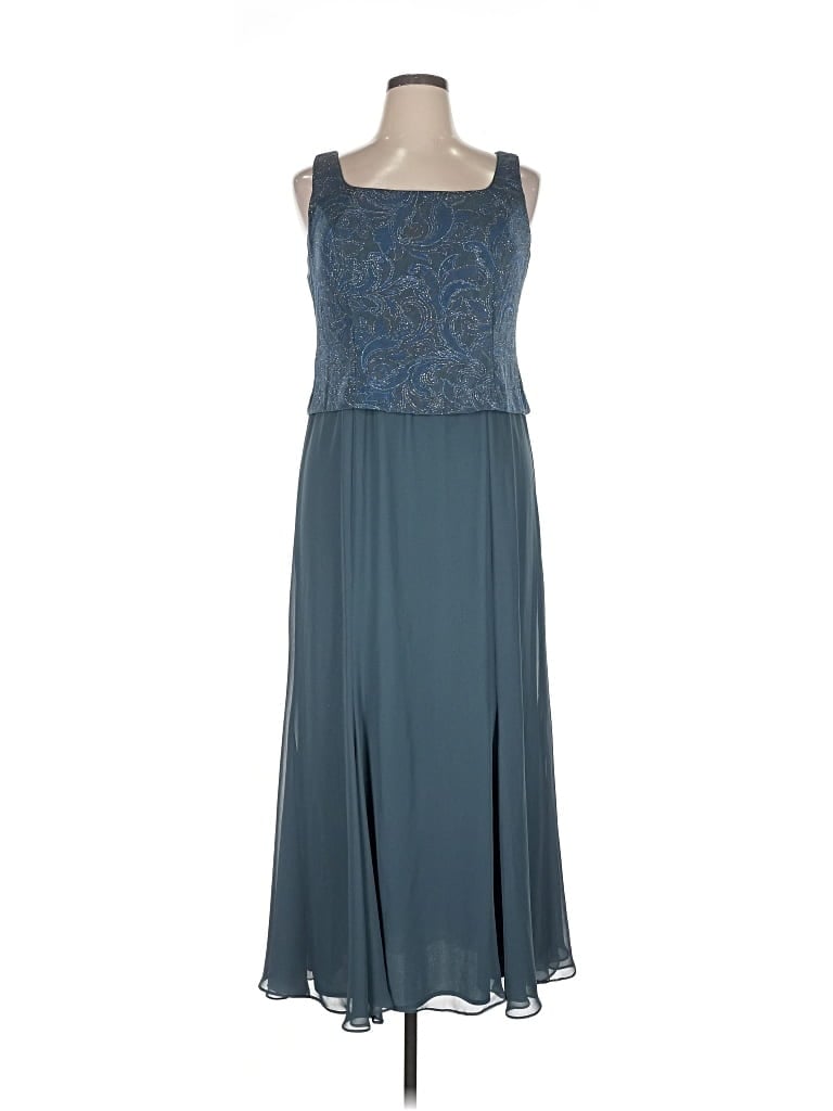 Pre-owned Alex Evenings Cocktail Dress In Blue