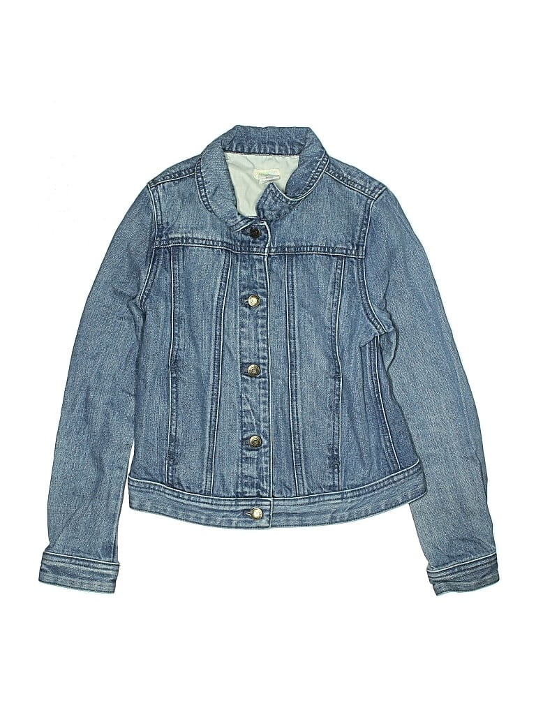 Pre-owned Crewcuts Outlet Kids' Denim Jacket In Blue