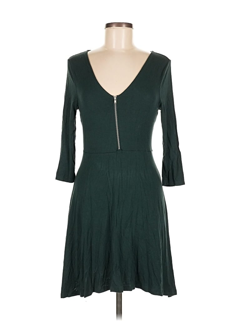 Pre-owned Express Casual Dress In Green