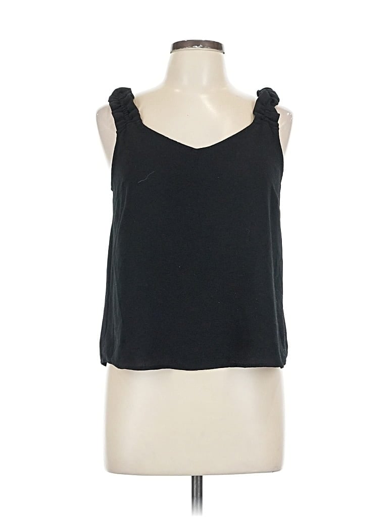 Pre-owned Mine Sleeveless Top Black Sweetheart Neckline Tops