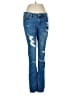 Just USA Hearts Blue Jeans Size 9 - photo 1