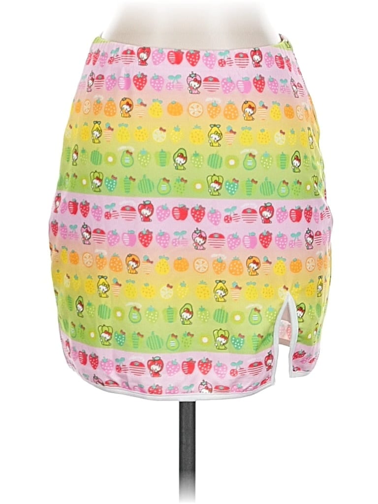 SHEIN Pre-owned Casual Skirt In Pink