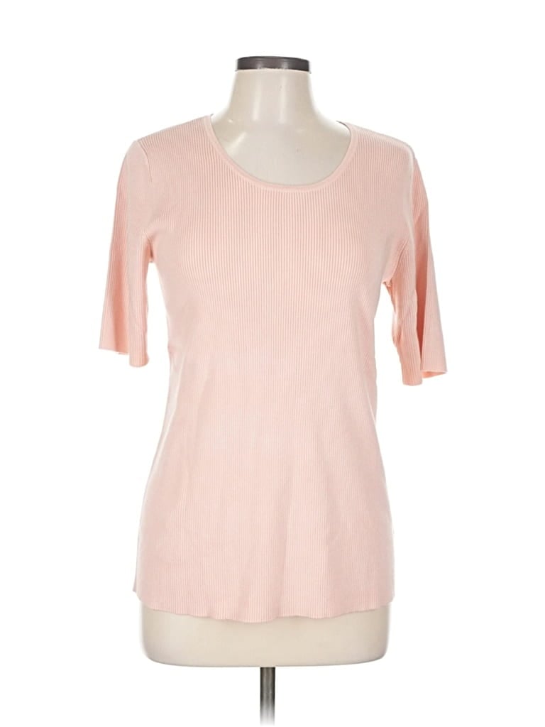 Pre-owned Coldwater Creek Pullover Sweater In Pink