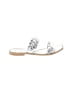 Dolce Vita White Silver Sandals Size 7 1/2 (estimated) - photo 1