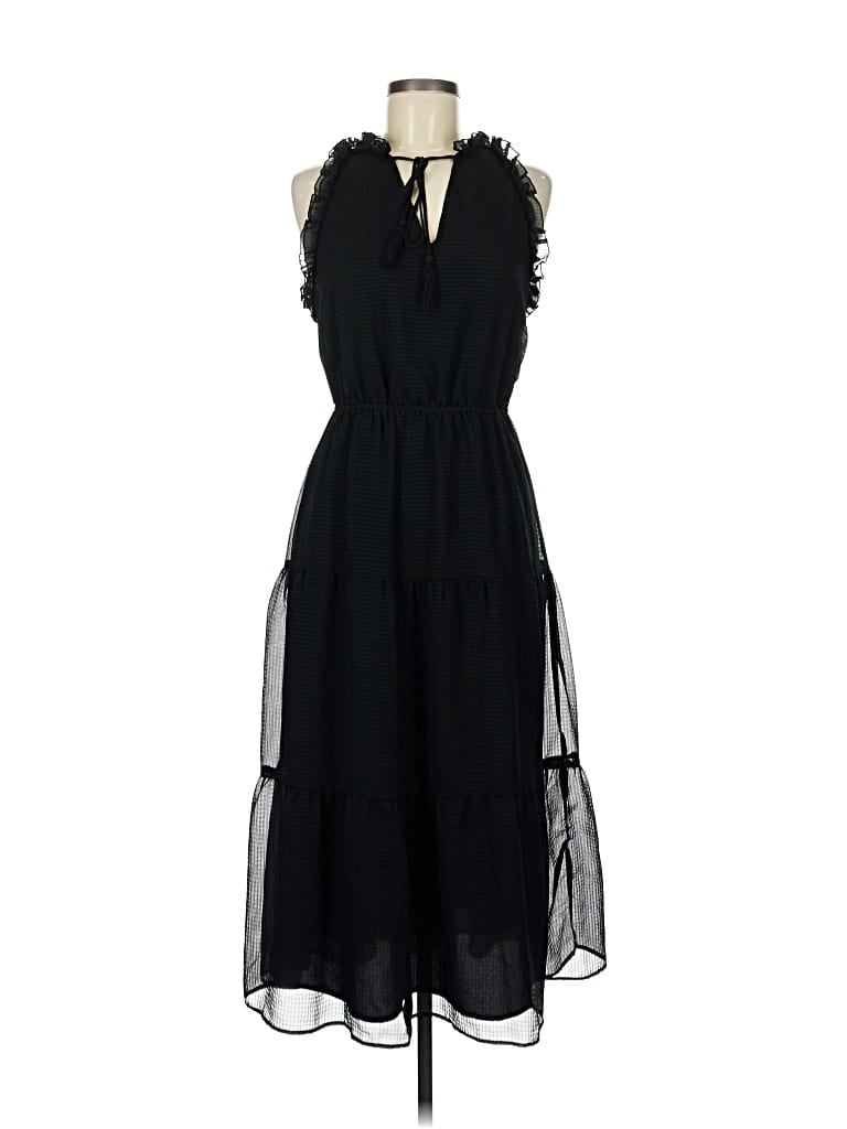 Pre-owned Who What Wear Cocktail Dress In Black
