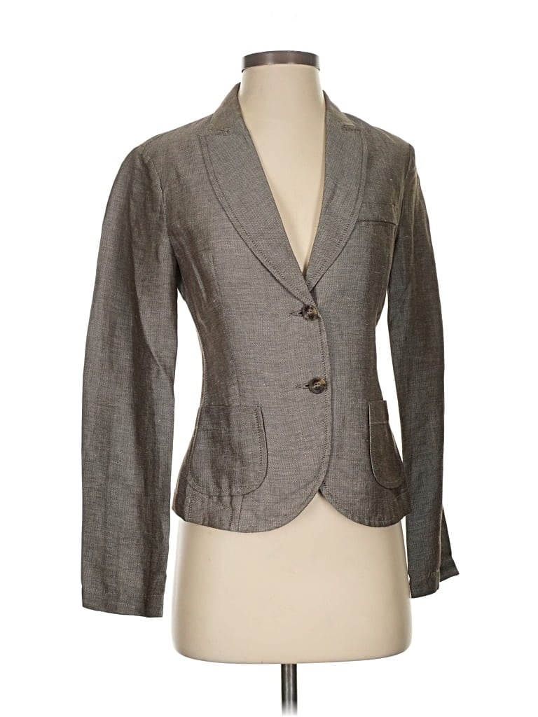 Pre-owned United Colors Of Benetton Blazer Jacket In Gray
