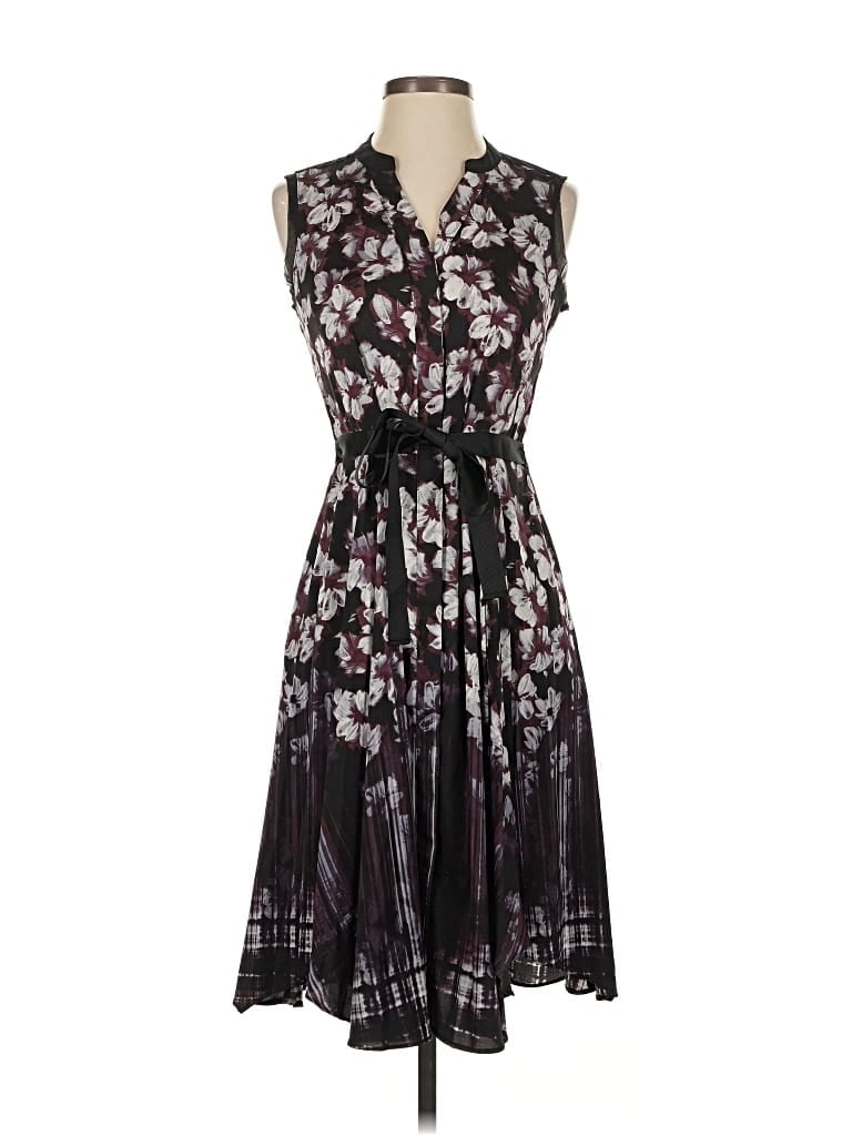 Pre-owned Simply Vera Vera Wang Casual Dress In Black