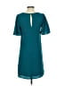 Gianni Bini Solid Teal Casual Dress Size XS - photo 2