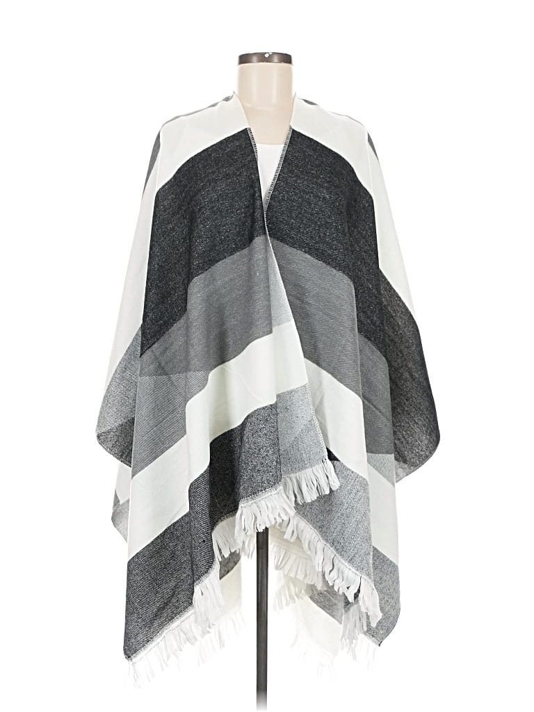 Pre-owned Assorted Brands Wrap In Gray