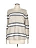 Pink Republic Stripes Gray Pullover Sweater Size L - photo 1