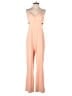 Per Se By Carlisle 100% Polyester Solid Orange Jumpsuit Size 6 - photo 1
