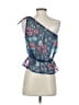 Pins and Needles 100% Polyester Blue Sleeveless Blouse Size S - photo 2