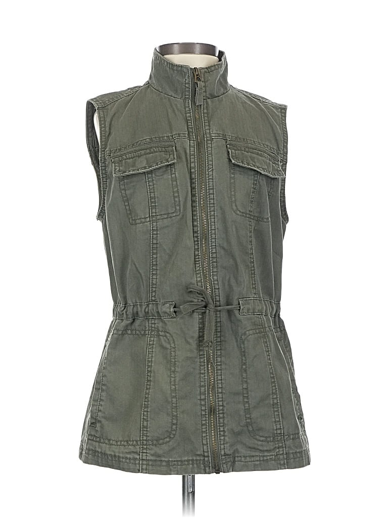Pre-owned A New Day Vest In Green