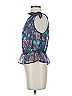 Pins and Needles 100% Polyester Blue Sleeveless Blouse Size S - photo 5