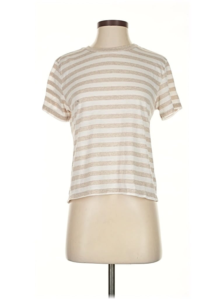 VELVET BY GRAHAM & SPENCER Pre-owned Short Sleeve T-shirt In White