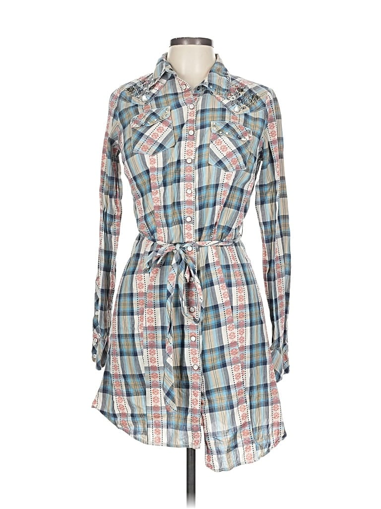 Pre-owned Guess Jeans Casual Dress In Blue