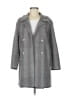Anne Klein 100% Acrylic Houndstooth Gray Coat Size M - photo 1