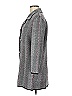 Anne Klein 100% Acrylic Houndstooth Gray Coat Size M - photo 5