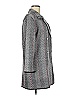 Anne Klein 100% Acrylic Houndstooth Gray Coat Size M - photo 4