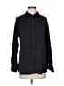 Express 100% Polyester Solid Black Long Sleeve Blouse Size XS - photo 1