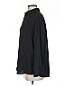 Express 100% Polyester Solid Black Long Sleeve Blouse Size XS - photo 5