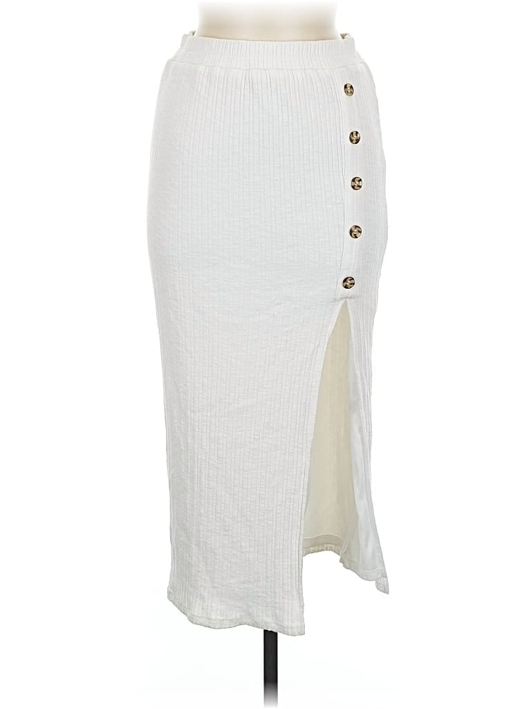 Pre-owned Lulus Casual Skirt In White