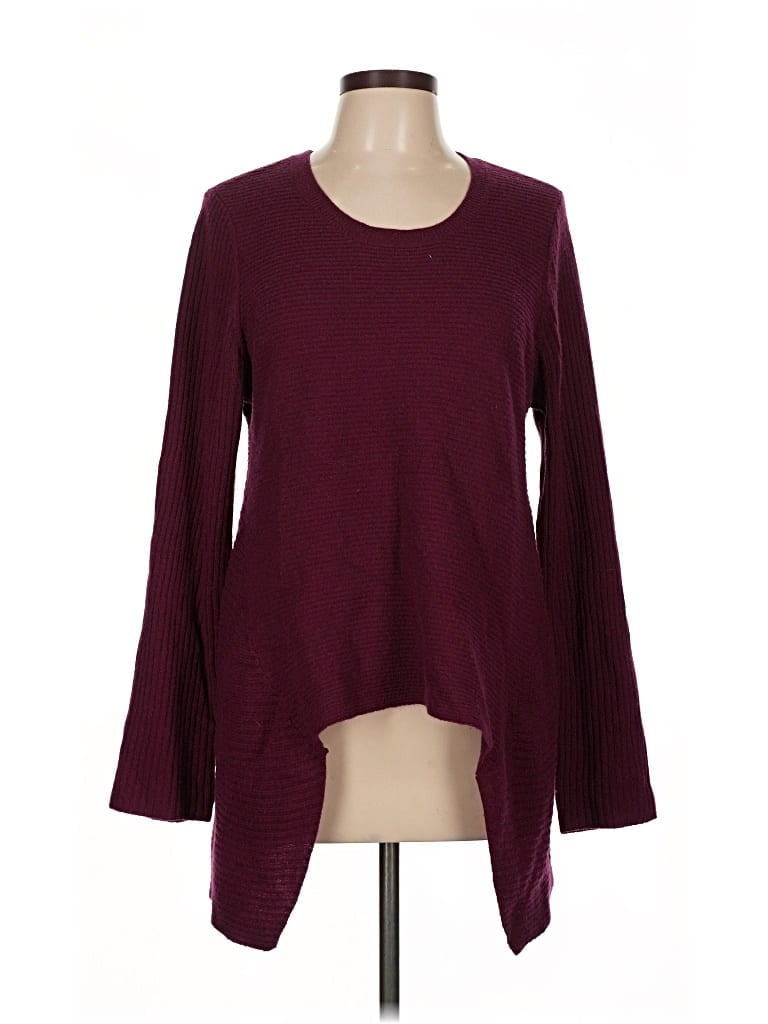 Pre-owned Neiman Marcus Pullover Sweater In Burgundy
