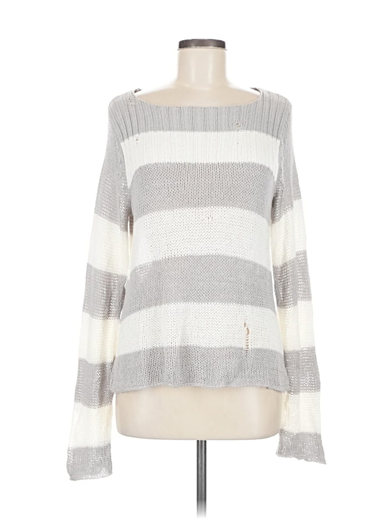 Pre-owned Wooden Ships Pullover Sweater In Silver