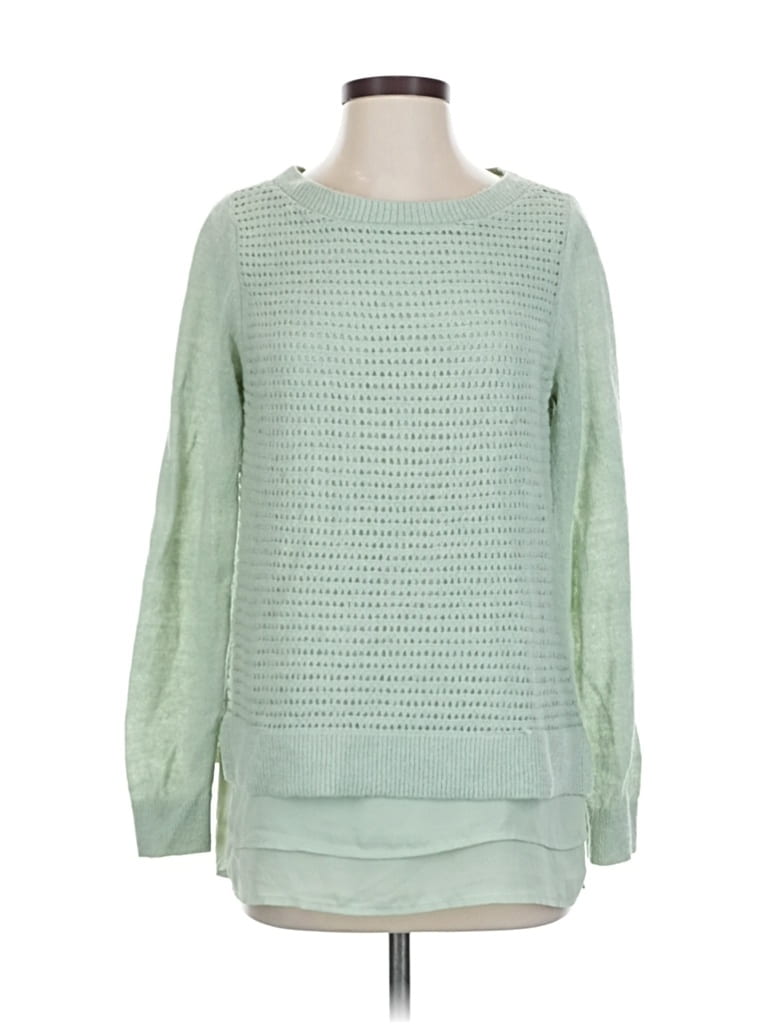 Pre-owned The Limited Pullover Sweater In Green