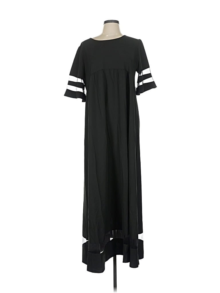 Pre-owned Unbranded Casual Dress In Black