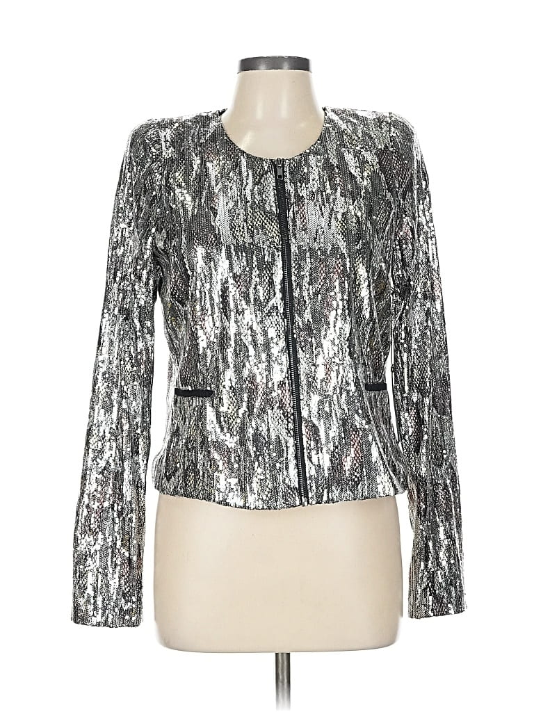 Pre-owned Joe's Jeans Jacket In Silver