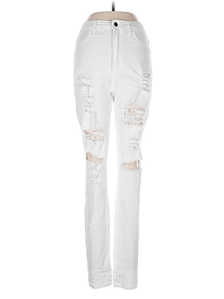 Pre-owned Fashion Nova Jeans In White