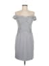 Anna Lee 100% Polyester Gray Cocktail Dress Size M - photo 1