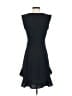 J.Crew 100% Polyester Solid Black Casual Dress Size 4 - photo 2