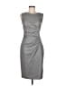 Max Mara Solid Gray Cocktail Dress Size 8 - photo 1