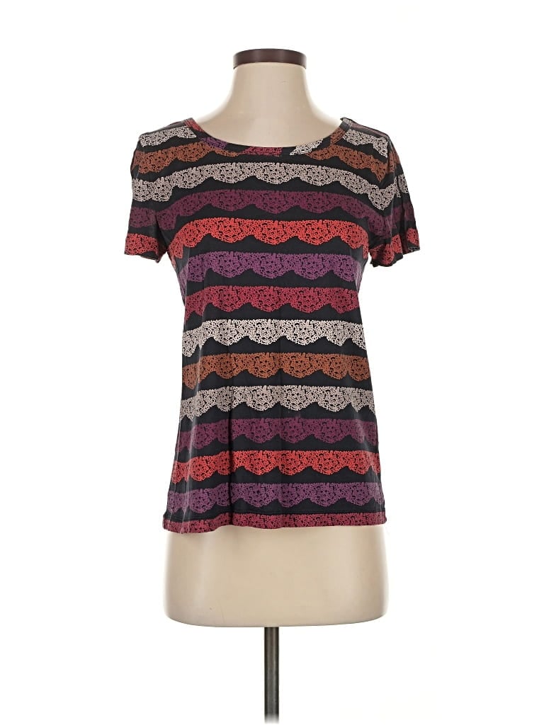 Pre-owned Marc By Marc Jacobs Short Sleeve T-shirt In Burgundy