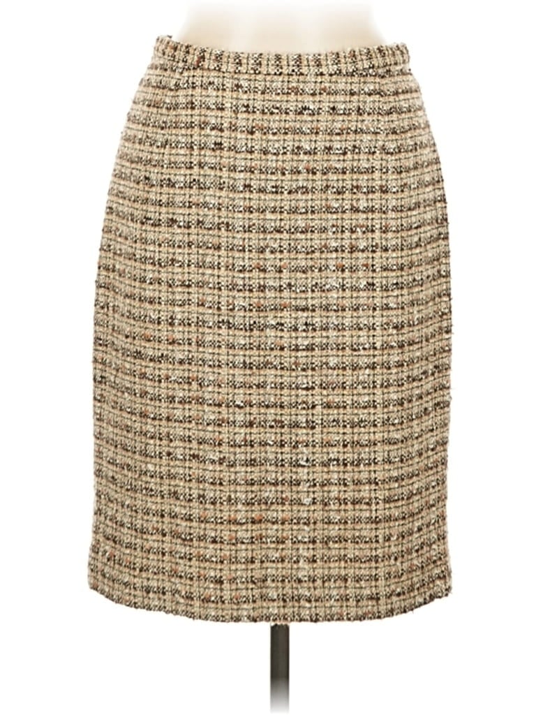 Pre-owned Assorted Brands Formal Skirt In Brown