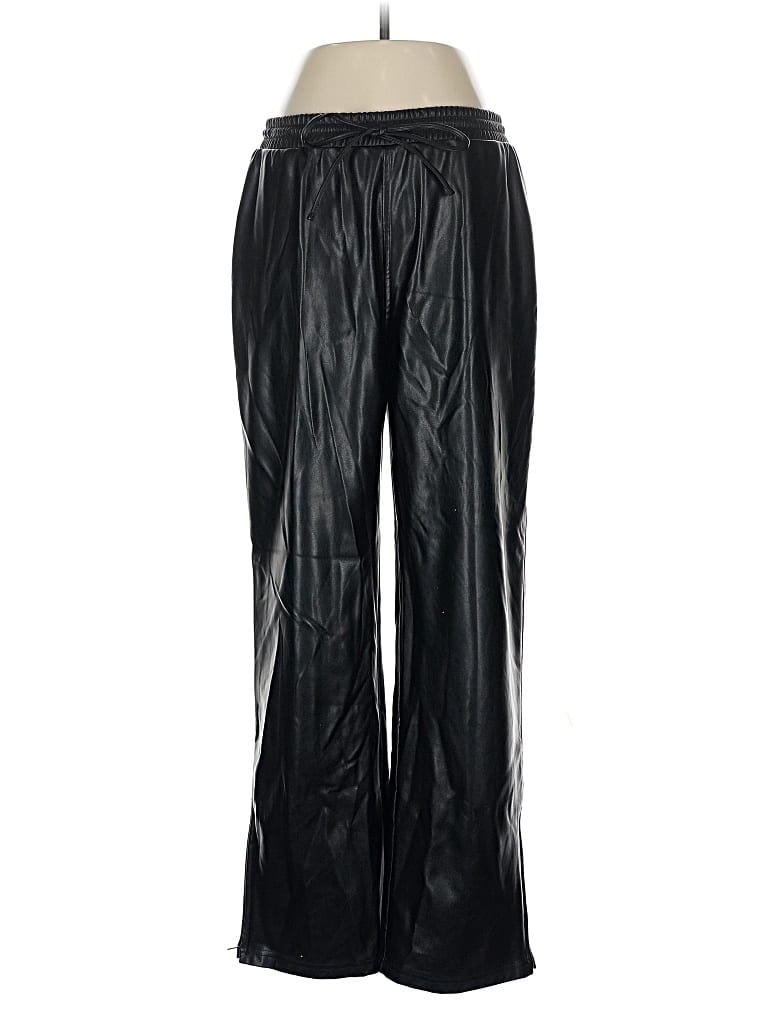 Pre-owned Open Edit Casual Pants In Black