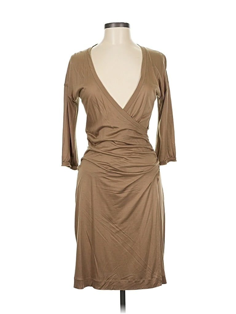 Pre-owned Marc Cain Cocktail Dress In Brown