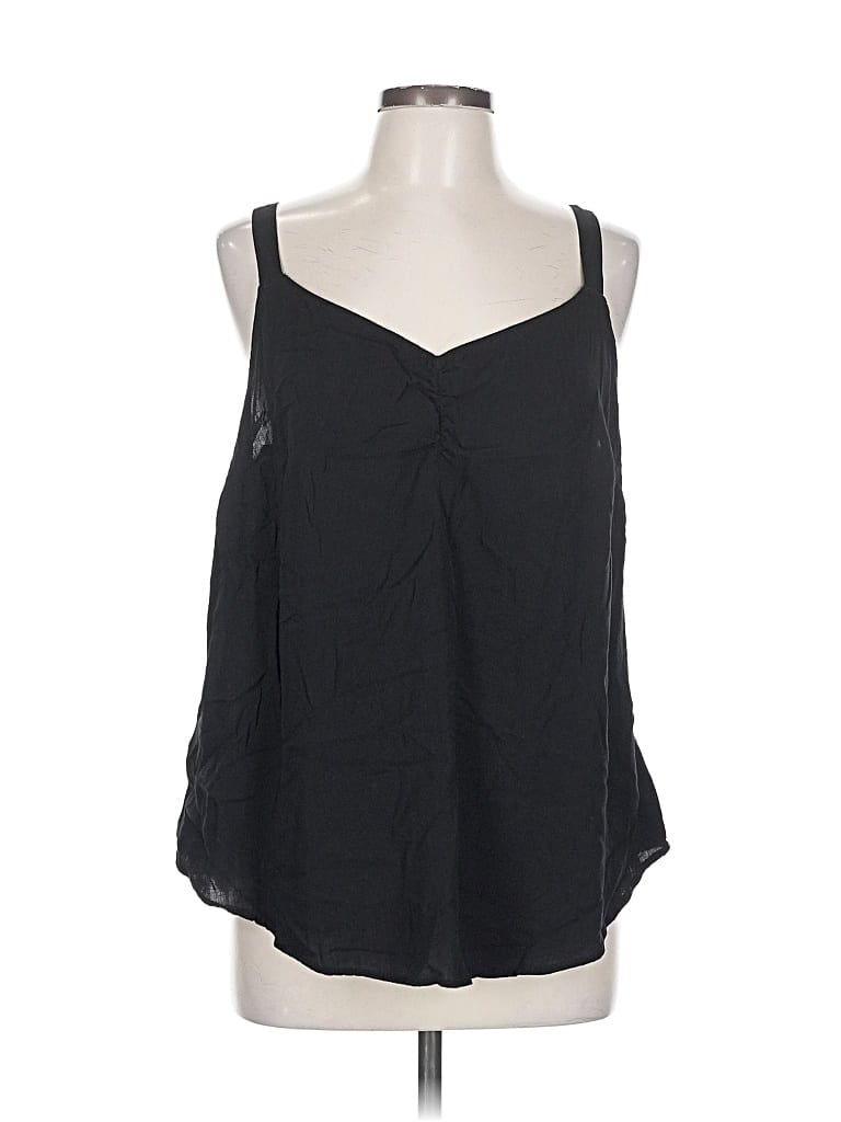 Pre-owned Torrid Sleeveless Blouse In Black