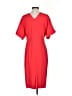Lewit Solid Red Casual Dress Size 4 - photo 2