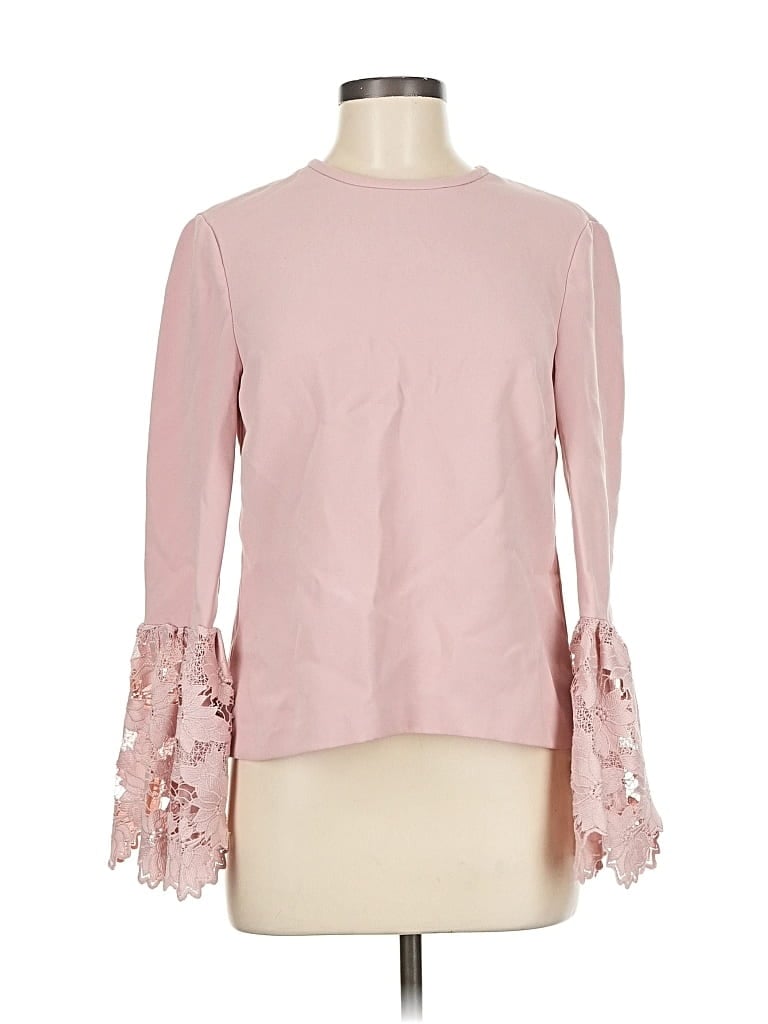 Pre-owned Rachel Zoe Tjx Long Sleeve Blouse In Pink