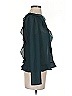 1.State Teal Long Sleeve Blouse Size XS - photo 4