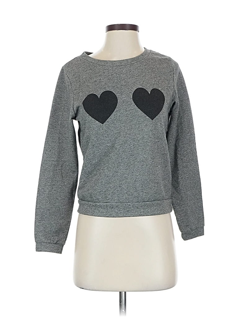 Pre-owned Divided By H&m Sweatshirt In Gray