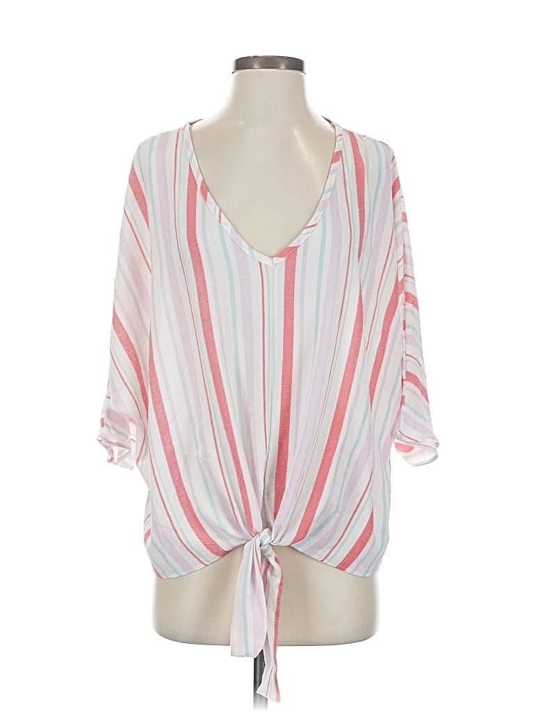Pre-owned Alya 3/4 Sleeve Blouse In Pink